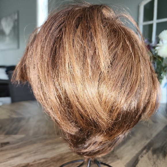 Eva Gabor Brown Short Straight Tapered Wig - Picture 2 of 10